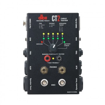 Máy kiểm tra cáp âm thanh DBX CT-2